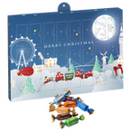 merci-Petits-Adventskalender, 4/0-farbig bedruckt
