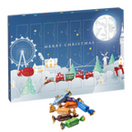merci-Petits-Adventskalender, 4/0-farbig bedruckt