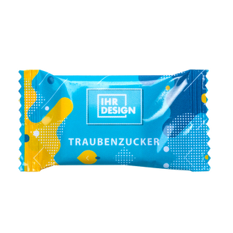 Traubenzucker, farbig bedruckt, Motiv