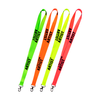 Neon-Lanyards mit Standardtext: Artist