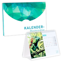 Neutrales Kalender-Musterset