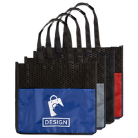 Non-Woven-Messetasche, zwei Farbtöne