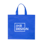 Non-Woven-Tasche farbig, ohne Bodenfalte, kurze Henkel