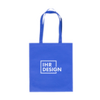 Non-Woven-Tasche farbig, ohne Bodenfalte, lange Henkel