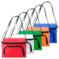 Picknick-Kühltasche aus Polyester mit Reißverschlussfach, ohne Werbeanbringung