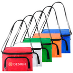 Picknick-Kühltasche aus Polyester mit Reißverschlussfach