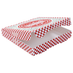 Pizzakarton (26 x 26 x 4 cm) einseitig bedruckt 4/0-farbig (CMYK)