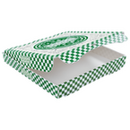 Pizzakarton (28 x 28 x 4 cm) einseitig bedruckt 4/0-farbig (CMYK)