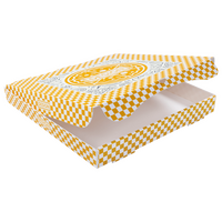 Pizzakarton (32 x 32 x 4 cm) einseitig bedruckt 4/0-farbig (CMYK)