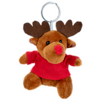 Rentier mit roter Nase und T-Shirt unbedruckt