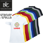 Poloshirt Damen, Organic - mit ZWEI Druckpositionen