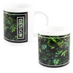 Tasse bedruckt von vorn und seitlich