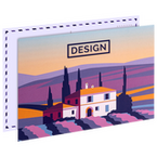 Postkarte, DIN A4 quer (29,7 x 21,0 cm)