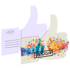 Postkarte, Stanzform Facebook