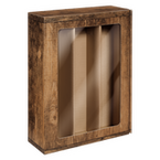 Praesentkarton, Holz mit Sichtfenster