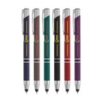 PREMIUM: Metall-Kugelschreiber Touchpen 4/0-farbig einseitig bedruckt