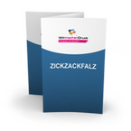 Flyer, farbig bedruckt, hoch