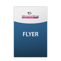 Flyer, farbig bedruckt, hoch