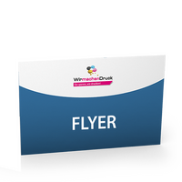 Flyer, farbig bedruckt, quer