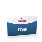 Flyer, farbig bedruckt, quer