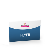 Flyer, farbig bedruckt, quer
