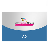 Flyer, farbig bedruckt, quer