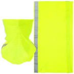 Schlauchschal aus Polyester mit Reflektorstreifen, ohne Werbeanbringung
