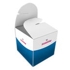  Schleifenverpackung (10 cm x 7 cm x 6,5 cm) einseitig bedruckt 4/0-farbig