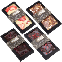 Schokoladentafel mit Topping, 90 g, 4/0-farbig einseitig bedruckt