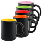 Schwarze Tasse f&uuml;r Lasergravur