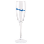 Sektglas frontal Siebdruck