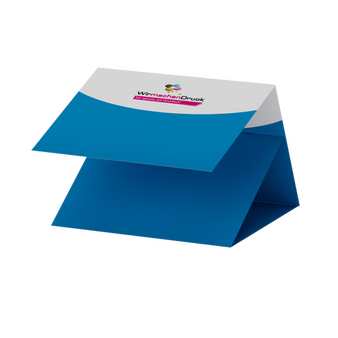 Selfmailer, gefalzt auf DIN A6 (14,8 x 10,5 cm), 8-seiter