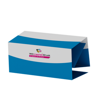 Selfmailer, gefalzt auf DIN lang (21,0 x 10,0 cm), 12-seiter