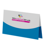 Selfmailer, gefalzt auf MAXI-Format (23,5 x 12,5 cm), 4-seiter