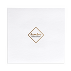 Serviette Airlaid, 1/4-Falz, farbiger Logodruck