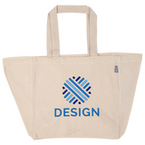 Shopper aus schwerem, recycelte Baumwollmix