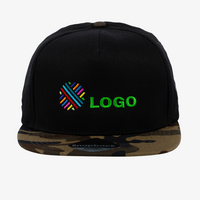 Snapback Camo Cap, mit DREI Stickpositionen