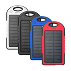 Solar-Powerbank mit LED-Ladeanzeige 5 W 4.000 mAh