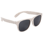 Sonnenbrille aus Weizenstroh, ohne Werbeanbringung
