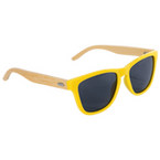 Sonnenbrille mit Bambusbügeln, ohne Werbeanbringung