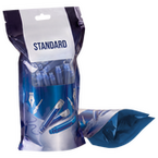 Standbodenbeutel 250 ml (13 cm x 19 cm x 8 cm) mit individuellem Boden mit Euroloch