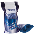 Standbodenbeutel 250 ml (13 cm x 19 cm x 8 cm) mit individuellem Boden mit Zipper