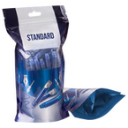 Standbodenbeutel 250 ml (13 cm x 19 cm x 8 cm) mit individuellem Boden mit Zipper und Euroloch