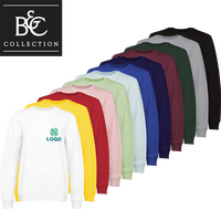 Sweatshirt Damen, Basic - mit EINER Stickposition