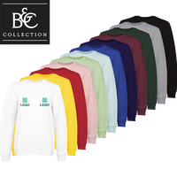  Sweatshirt Damen, Basic - mit ZWEI Stickpositionen