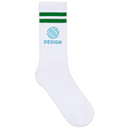 Tennissocken 4/0-farbig bedruckt