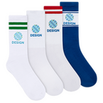 Tennissocken, 4/0-farbig bedruckt