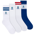 Tennissocken, mehrfarbig bestickt