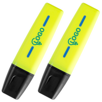 Textmarker STABILO BOSS ORIGINAL, 2-farbig beidseitig bedruckt