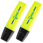 Textmarker STABILO BOSS ORIGINAL, 2-farbig beidseitig bedruckt